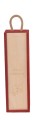 Skrzynka na wino wym. 33 x 8,4 x 8,4 producent Vintore skrzynki na wino czerwone z zasuwką w kolorze drewna z wygrawerowaną laserowo personalizacją upominku urodzinowego