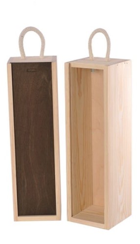 Pudełko drewniane wym. 33 x 8,4 x 8,4 producent Vintore pudełka drewniane naturalne zasuwane wieczkiem w kolorze orzechowym doskonale komponuje się z wisky